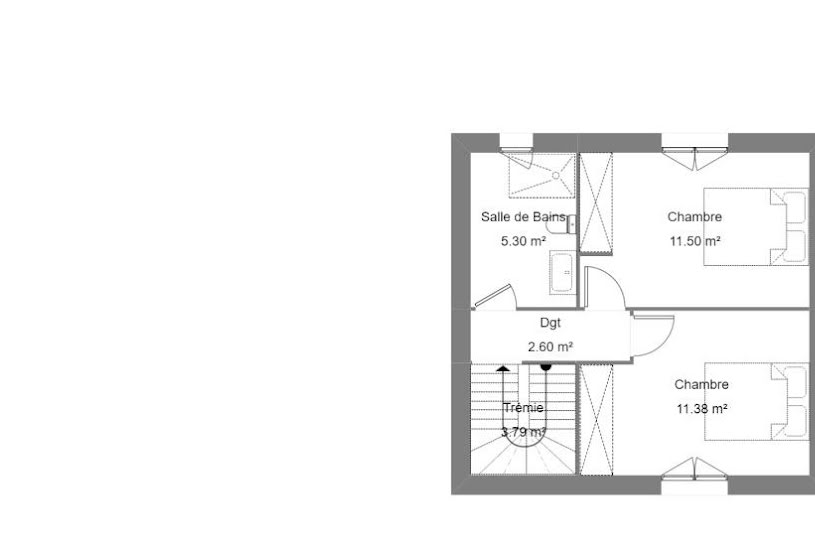  Vente Terrain + Maison - Terrain : 755m² - Maison : 95m² à Lorgues (83510) 