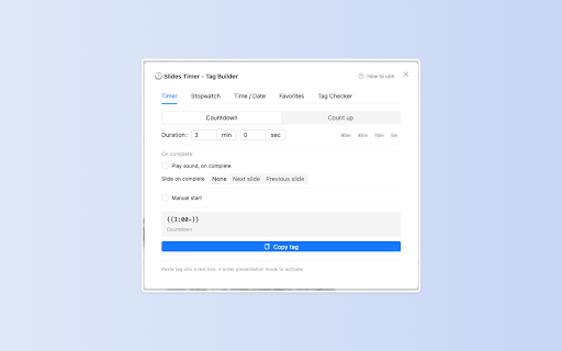 Live Slides Timer screenshot 2