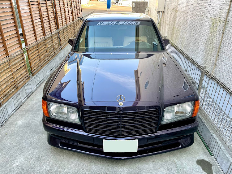 Sクラスセダンの560SEL.・ケーニッヒ仕様・蔵王スキー場・出前館は便利だに関するカスタム事例の投稿画像1枚目