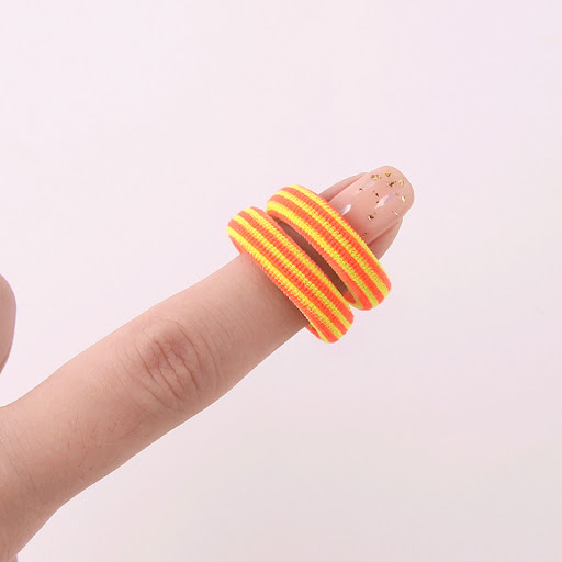 Title 1, Korean Style Seamless Hair Ropes, 100 Pieces, C...