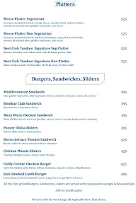 The Nest menu 5