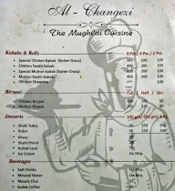 Al - Changezi menu 4