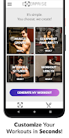 Exerprise Workout Meal Planner Screenshot 2 of 9
