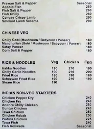 Shree Manjunatha Bar and Restaurant menu 1