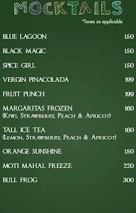 Moti Mahal Delux menu 4