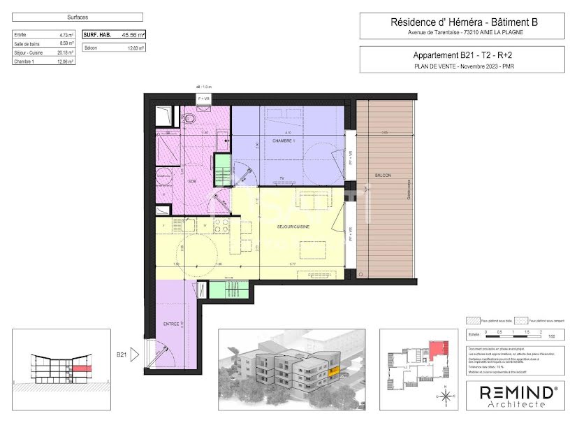 Vente appartement 2 pièces 42 m² à La Plagne (73210), 245 500 €