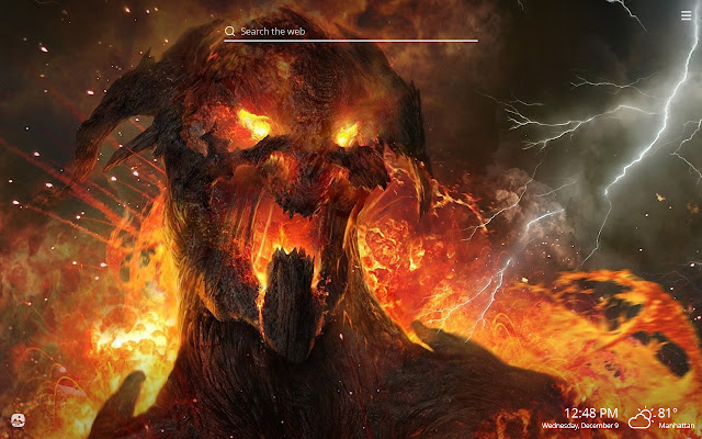 Scary Demons HD Wallpapers New Tab Theme