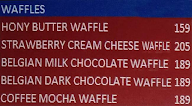 The Big Fat Waffles menu 2