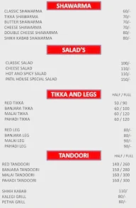 Patil's Tandoori And Shawarma menu 1