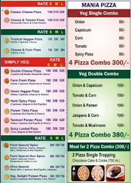 Domino Pizza menu 1