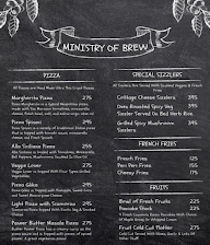 Ministry Of Brew menu 4