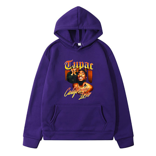 Title 5, Printed Loose Mens and Womens Fleece Hooded S...