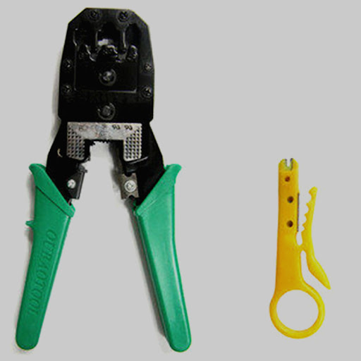 Title 4, Multifunctional network cable pliers for crimpi...