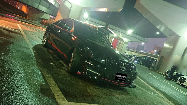 Cクラス セダンのチームローガン・プチツーリング・ありがとうございました・東大阪PA・サプライズに関するカスタム事例の投稿画像4枚目