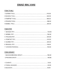 Swad Malvani menu 1