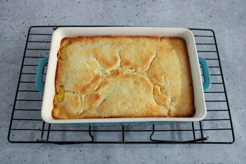 Baked Cobbler Cooling.