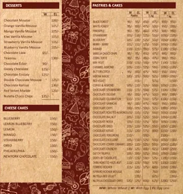 La Braco menu 