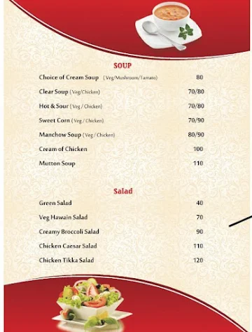 New Snappy Cafe menu 