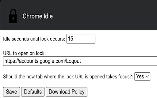 Chrome Idle