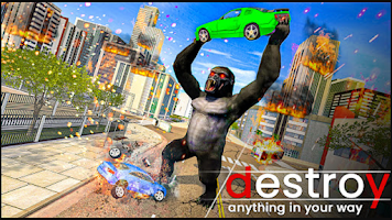 Gorilla Rampage City Attack Screenshot