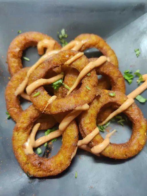 Chili Garlic Potato Rings