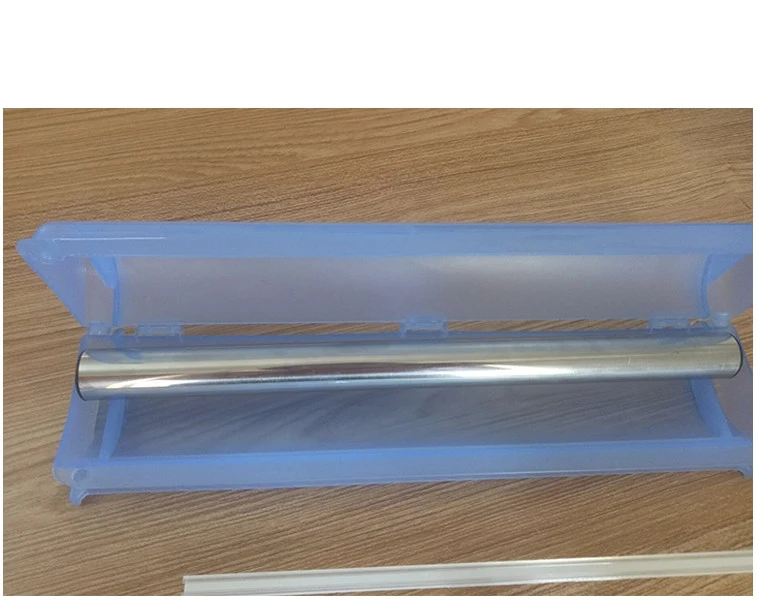 Cortador de plástico filme para mesa Corte fácil e preciso Filme sempre pronto para uso Economiza tempo e evita desperdícios Design compacto e seguro Ideal para casa ou trabalho