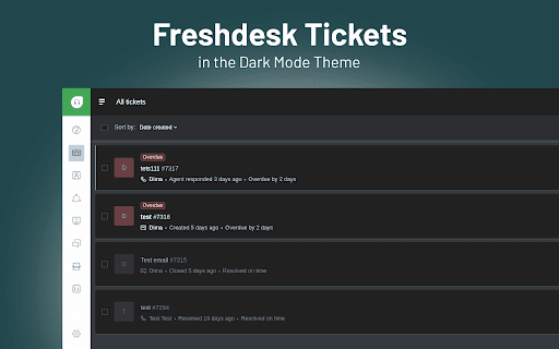 Dark Mode for Freshdesk