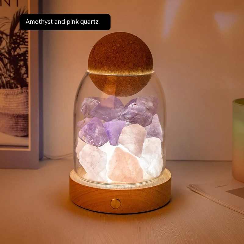 Aromatherapie Olie Geursteen Indoor Kleine Nachtlampje Decoratie Diffuser Ontspanning Heerlijke Geur Zacht Licht