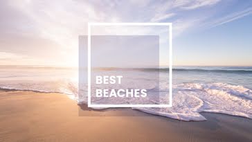 The Best Beaches - YouTube Thumbnail template