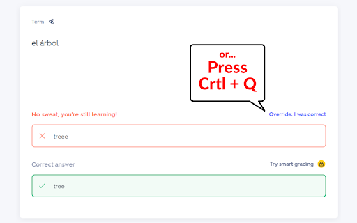 Quizlet Shortcuts