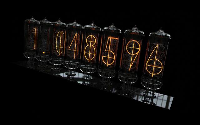 Steins;Gate Kurisu Makise Nixie tube Desktop chrome extension