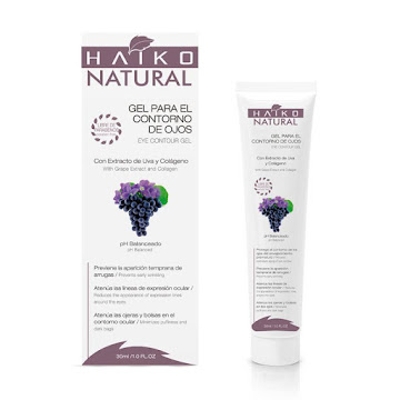 Contorno De Ojos Haiko Gel Natural Extracto De Uvas Y Colágeno x 30 ml  