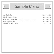 Cake Vista menu 1