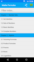 1300 Maths Formulas Screenshot