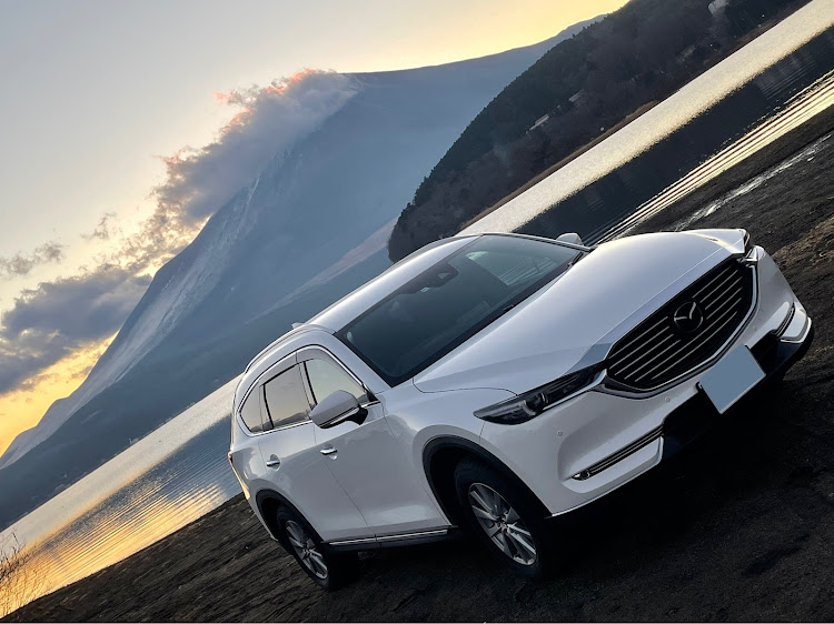 CX-8のcx8・富士山・山中湖・目指せPickUpCars・スタッドレスに関するカスタム事例の投稿画像1枚目