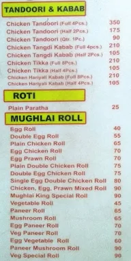 Mughlai King menu 2