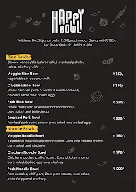 Happy Bowl menu 2