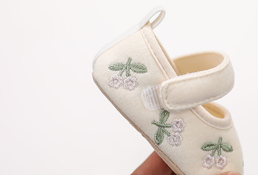Title 3, Cotton Spring Small Flower Embroidery Babys Sh...