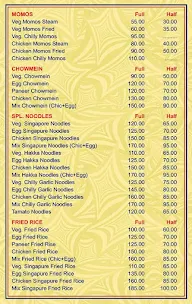 Jimmy Chinese Fast Food menu 1