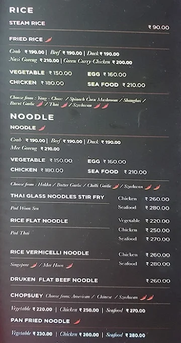 Chopstix menu 