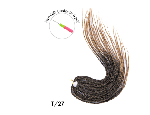 Title 30, Synthetic Wig Dirty Braid 16-inch Lengthened Sm...