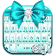 Thème de clavier Cyan Diamond Bowknot icon