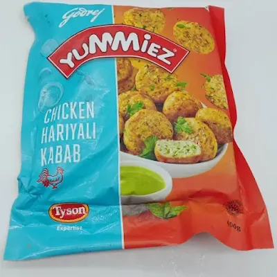 Godrej Yummiez Chicken Hariyali Kabab - 400 gm