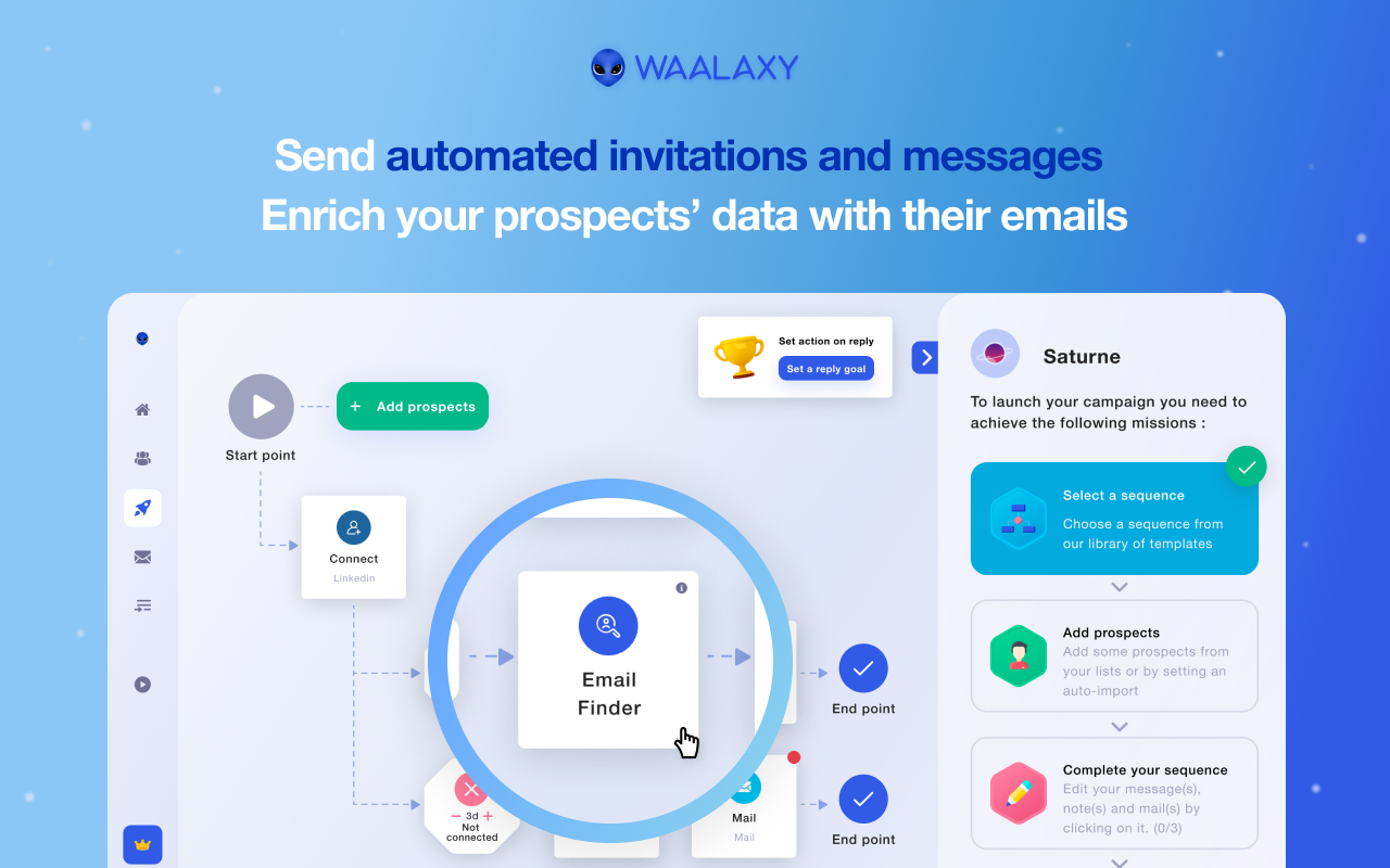 Waalaxy - #1 LinkedIn Automation Tool Preview image 3