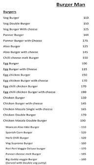 Burgers Man menu 2