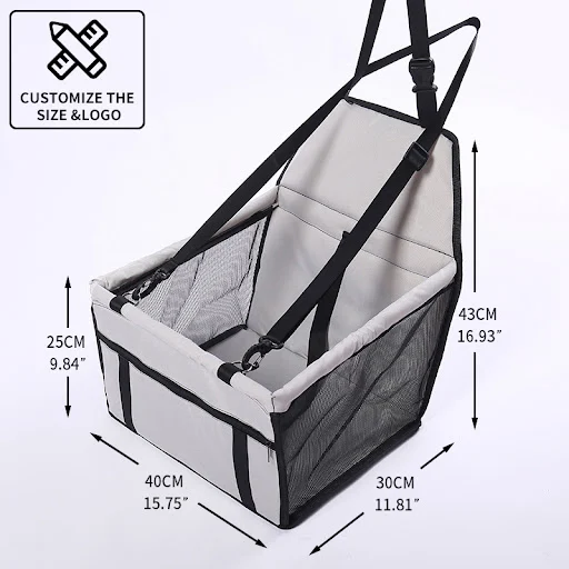 CAWAYI KENNEL Travel Dog Car Seat Cover Folding Hammock Pet Carriers Bag Carrying For Cats Dogs transportin perro autost