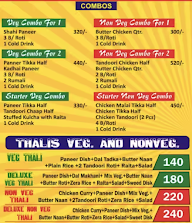 Chawla's menu 3