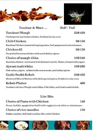 Fuel Up Restaurant menu 1