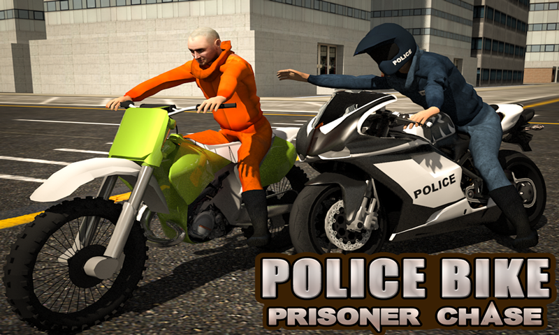 Police Bike Prisoner Chase 3D Screen 2