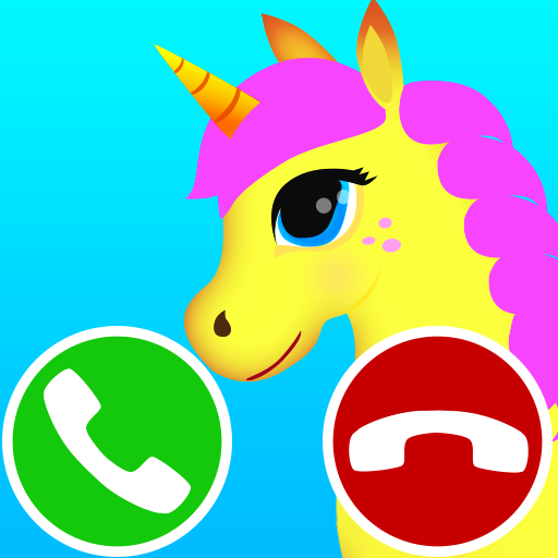 unicorn fake video call game